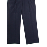 SCHULER Uniform Mens Trousers Blue Regular Straight Wool W28 L29