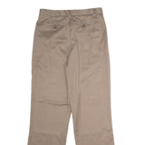 ROUNDTREE AND YORKE Mens Twill Trousers Brown Regular Straight W30 L30
