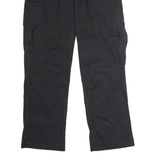 DICKIES Flex Workwear Cargo Mens Trousers Black Regular Straight W34 L30