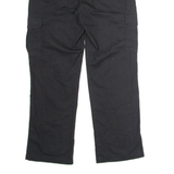 DICKIES Flex Workwear Cargo Mens Trousers Black Regular Straight W34 L30