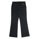 DICKIES Workwear Womens Trousers Black Regular Flared W30 L30
