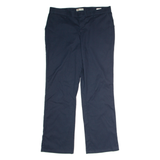 DICKIES Workwear Womens Trousers Blue Regular Straight W36 L32