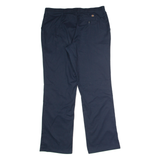 DICKIES Workwear Womens Trousers Blue Regular Straight W36 L32