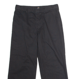 DICKIES Workwear Womens Trousers Black Regular Straight W32 L25