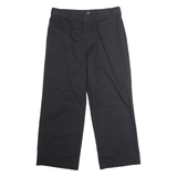 DICKIES Workwear Womens Trousers Black Regular Straight W32 L25