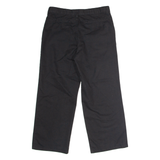 DICKIES Workwear Womens Trousers Black Regular Straight W32 L25