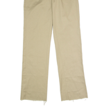 DICKIES Workwear Mens Twill Trousers Beige Regular Straight W31 L37