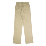 DICKIES Workwear Mens Twill Trousers Beige Regular Straight W31 L37