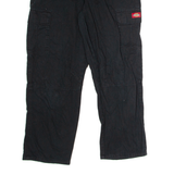 DICKIES Workwear Cargo Womens Twill Trousers Black Regular Straight W28 L28