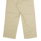 DICKIES Workwear Mens Twill Trousers Beige Regular Straight W32 L25