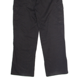 DICKIES Workwear Cargo Mens Trousers Black Regular Straight W34 L30