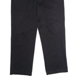 DICKIES Workwear Mens Twill Trousers Black Regular Straight W40 L32