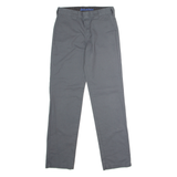 DICKIES Flex Workwear Womens Trousers Grey Slim Tapered W28 L30