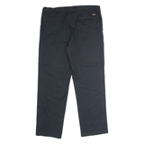 DICKIES Workwear Mens Trousers Black Regular Straight W36 L30