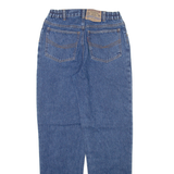 GARRY Womens Jeans Blue Relaxed Tapered W24 L28