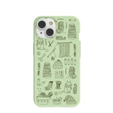 Sage Green Knit Nook iPhone 14 Case