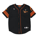 Age 8-9 Baltimore Orioles Adidas MLB Jersey - Medium Black Polyester