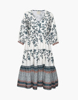 Kimono Sleeve Midi Dress