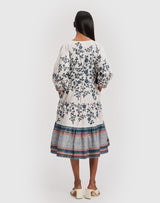 Kimono Sleeve Midi Dress