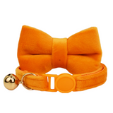 Anypet Large Orange Cat Collar with Safety Buckle, Bell & Durable Adjustable Strap – Stylish Comfortable Pet Accessory for Cats