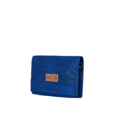 Night Vegan Crossbody Bag blue cork