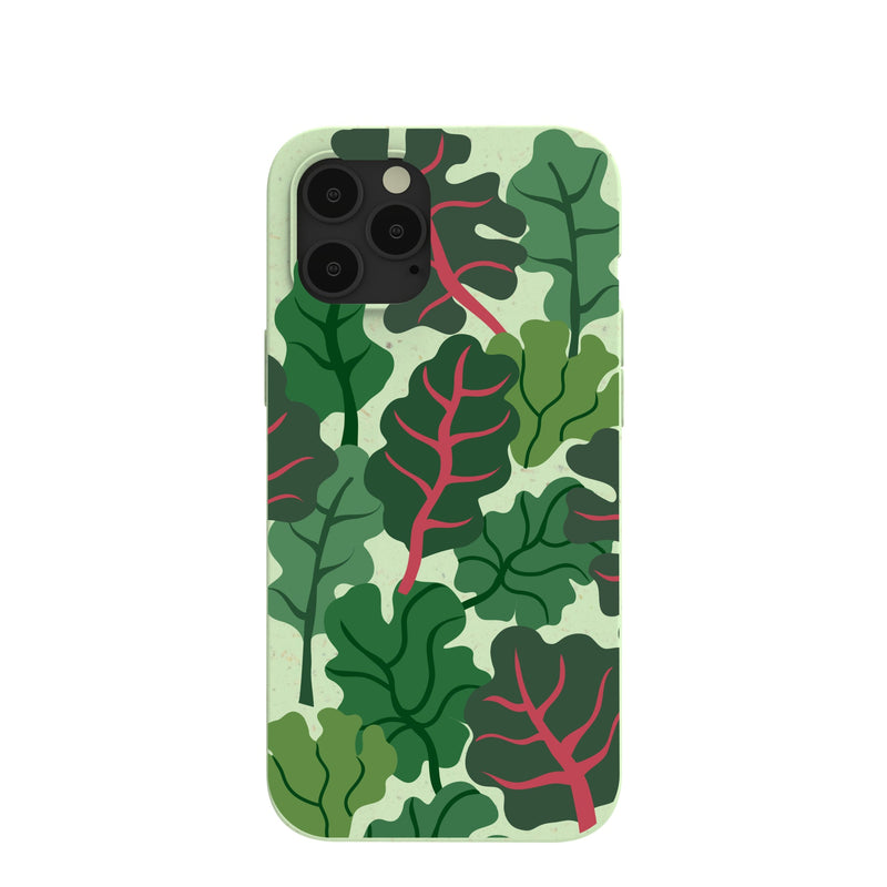 Sage Green Leafy Greens iPhone 12 Pro Max Case
