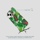 Sage Green Leafy Greens iPhone 13 Mini Case