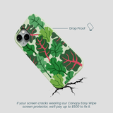Sage Green Leafy Greens iPhone 14 Case