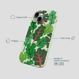 Sage Green Leafy Greens iPhone 14 Case