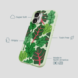 Sage Green Leafy Greens iPhone 16 Case