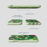 Sage Green Leafy Greens iPhone XR Case