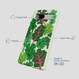 Sage Green Leafy Greens Google Pixel 7a Case