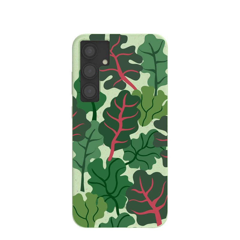 Sage Green Leafy Greens Samsung Galaxy S24+(Plus) Case