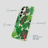 Sage Green Leafy Greens Samsung Galaxy S24 Case