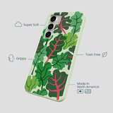 Sage Green Leafy Greens Samsung Galaxy S25+(Plus) Case