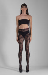 LECHERY® FLORAL NET TIGHTS