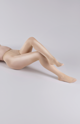 LECHERY® LUSTROUS SILKY SHINY 40 DENIER SEMI-OPAQUE PANTYHOSE TIGHTS • NATURAL