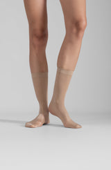 LECHERY® SHEER SOCKS (2 PAIRS) - NATURAL