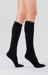 LECHERY® SCRUNCH SLOUCHY SOCKS • BLACK