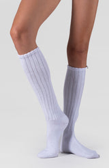 LECHERY® SCRUNCH SLOUCHY SOCKS • WHITE