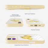 Clear Lemon Drop iPhone 17 Case With Sunbeam Ridge (MagSafe included)