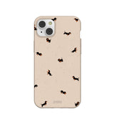 Seashell Lil Dachshunds iPhone 14 Plus Case
