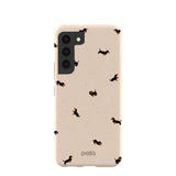 Seashell Lil Dachshunds Samsung Galaxy S22 Case