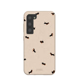 Seashell Lil Dachshunds Samsung Galaxy S23 Case