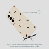 Seashell Lil Dachshunds Samsung Galaxy S24 Case