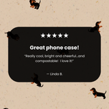 Seashell Lil Dachshunds iPhone 15 Pro Max Case