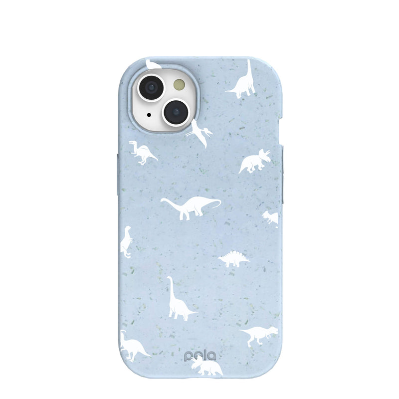 Powder Blue Lil Dinos iPhone 15 Case