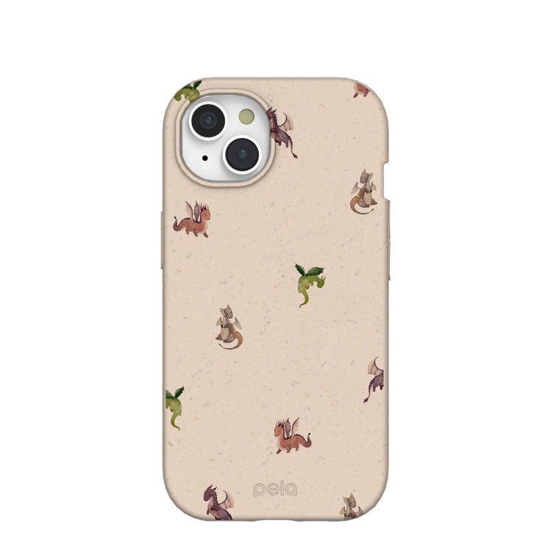 Seashell Lil Dragons iPhone 15 Case