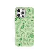 Sage Green Linear Entomology iPhone 16 Pro Max Case