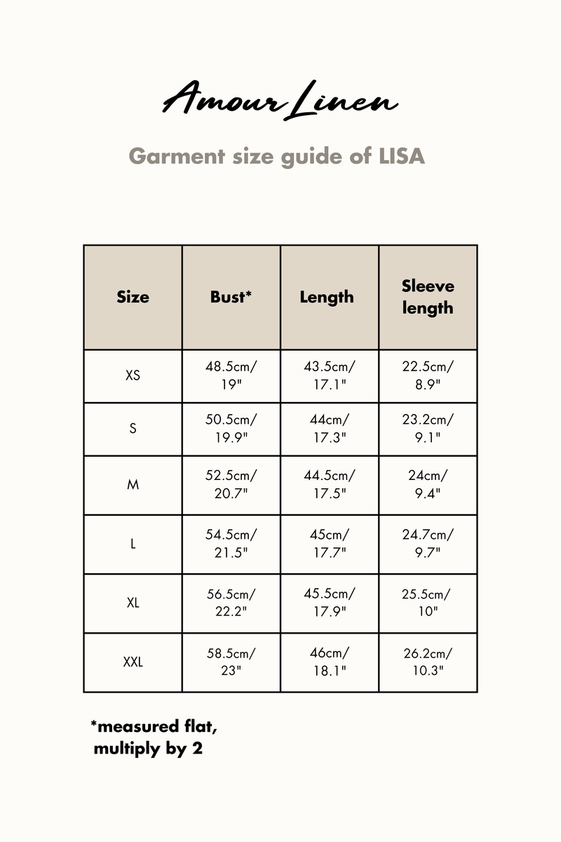 Lisa linen crop top in Mocha Gingham